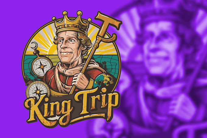 Do a hand drawn logo design retro vintage design that looks insanely