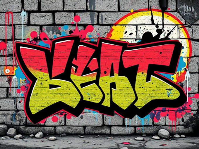do typography, graffiti, lettering, and text logo design
