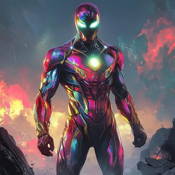 create your fantasy science fiction superhero character
