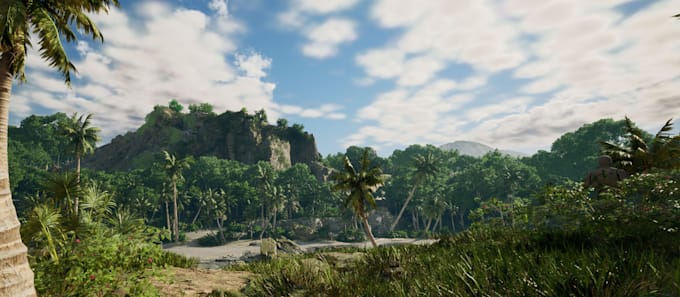do 3d game environment ,vrchat room 3d background landscape