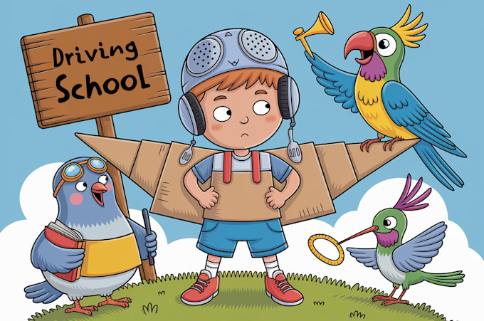 illustrate children story book illustrations