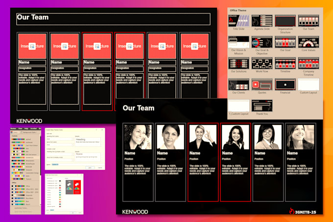 Convert figma ai and canva file to powerpoint template
