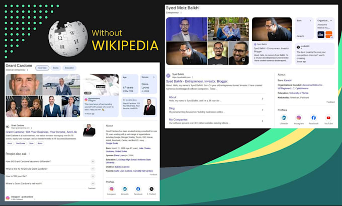 create a google knowledge panel for entrepreneurs