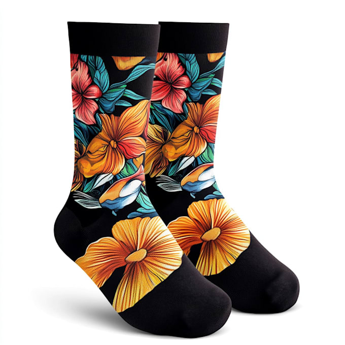 make a unique socks design