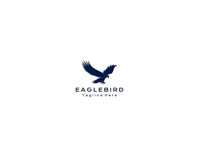 create a professional eagle bird logo in vector format