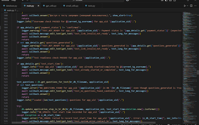 create a professional telegram bot for you