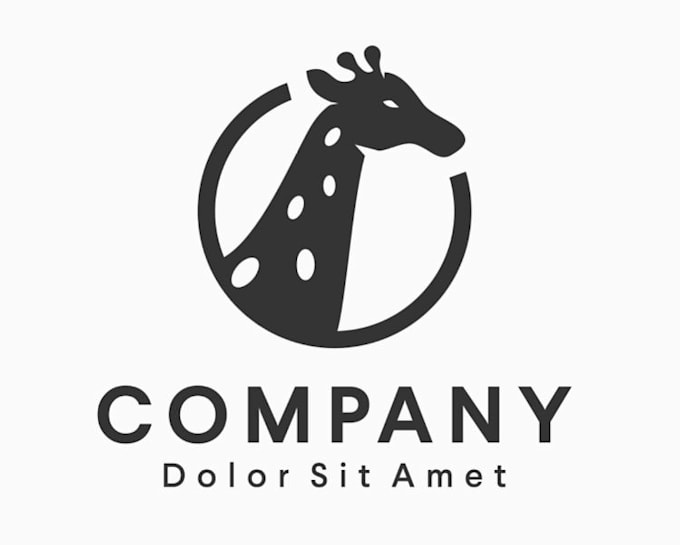 design exclusive giraffe logo
