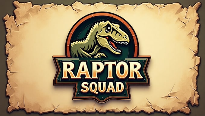 create custom raptor squad logo with unlimited revision