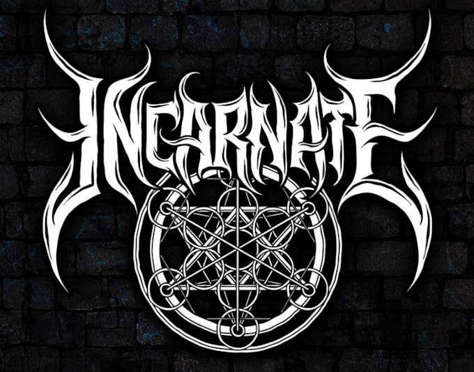 create a  brutal death metal logo