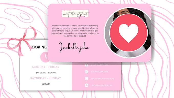create custom canva designs eg ppt or social media post etc