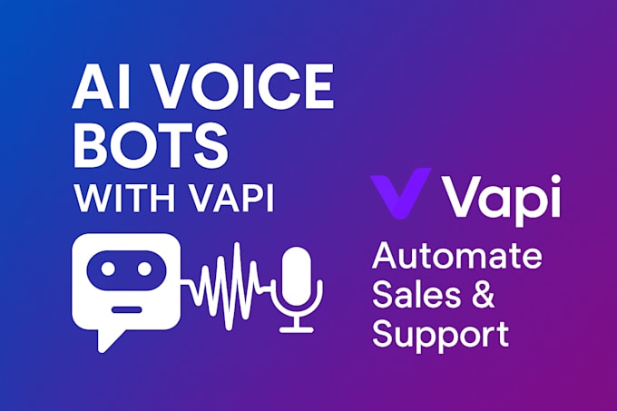 build ai voice agent using vapi for sales support automation