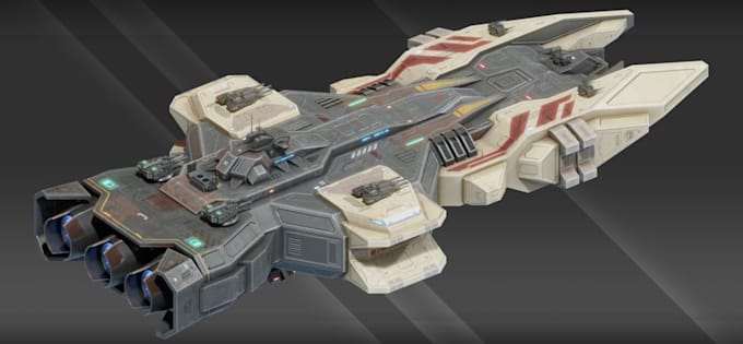 3d game assets, scifi starship model, 3d armored vehicle, 3d spaceship animation