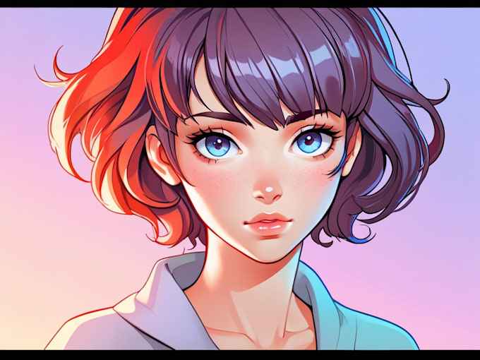 create 2d digital art in clip studio paint or procreate