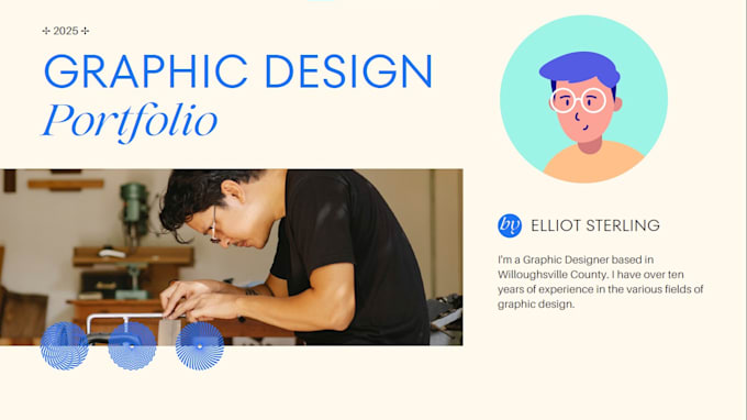 design a creative and personal interactive  PDF portfolio
