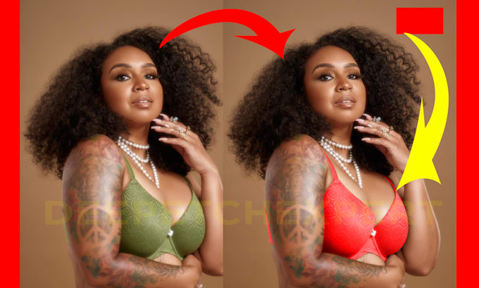 do change color of clothing, product, anything in photoshop