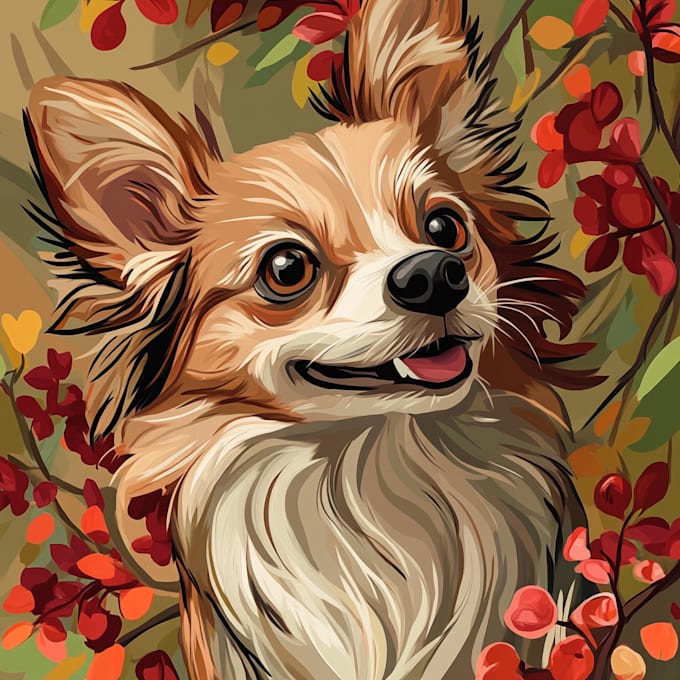 draw a custom disney pet portrait