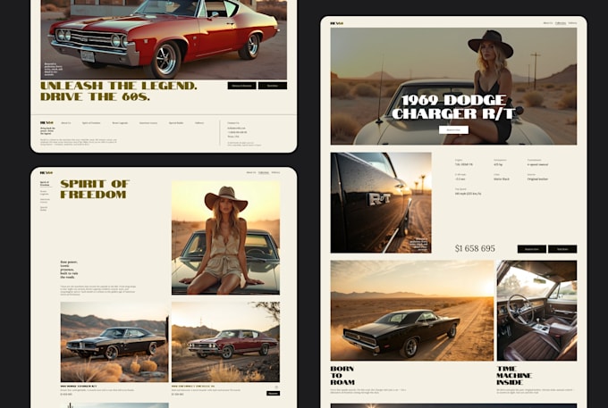 design a modern website UI UX in figma