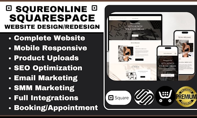 build square website redesign square online store ecommerce squarespace website