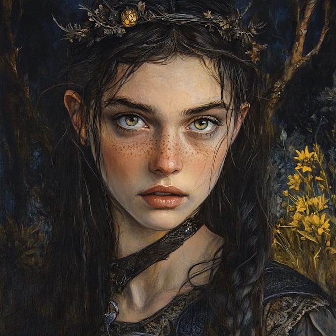 crate a realistic or fantasy portrait