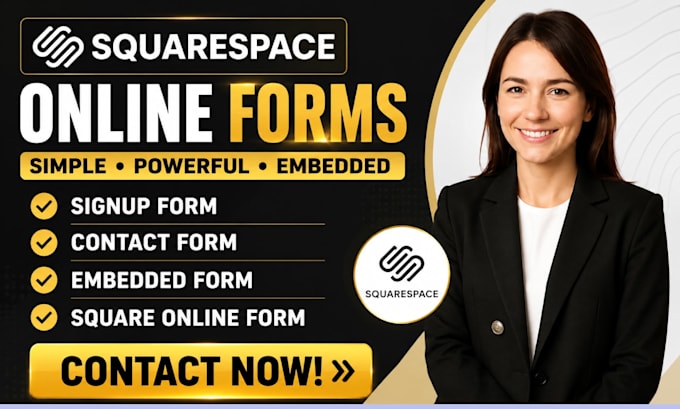 do squarespace form signup form contact form embeded form square online form