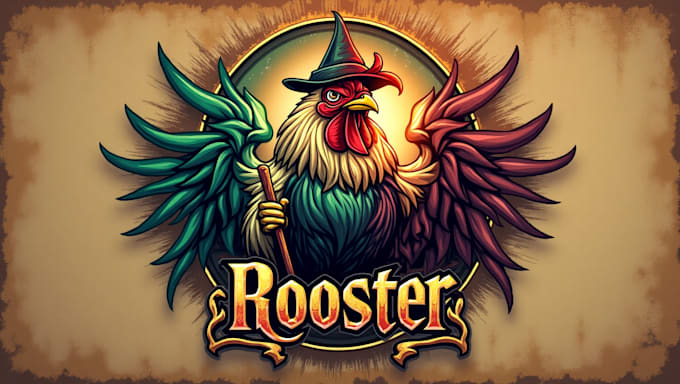 do rooster mage logo outstanding delivery in 24 hours