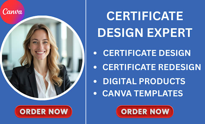 design editable canva certificate templates for award, appreciation and more