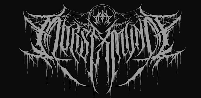 draw extreme metal logo for your band