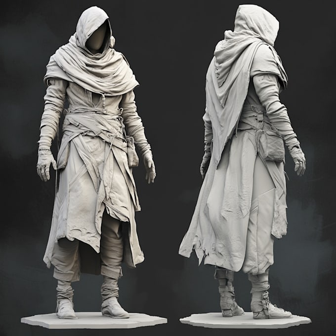 draw your fantasy character, rpg character or portrait