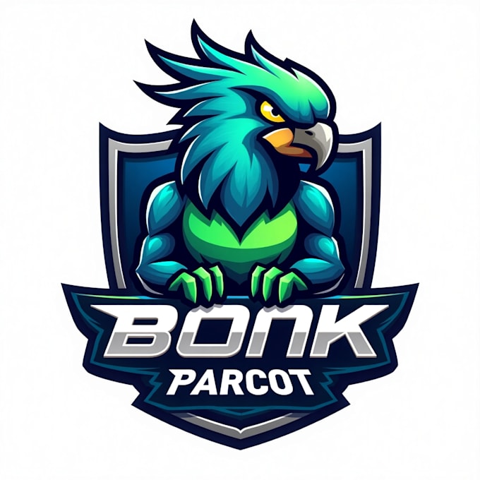 design high quality parrot esport mascot logo with fastest delivery
