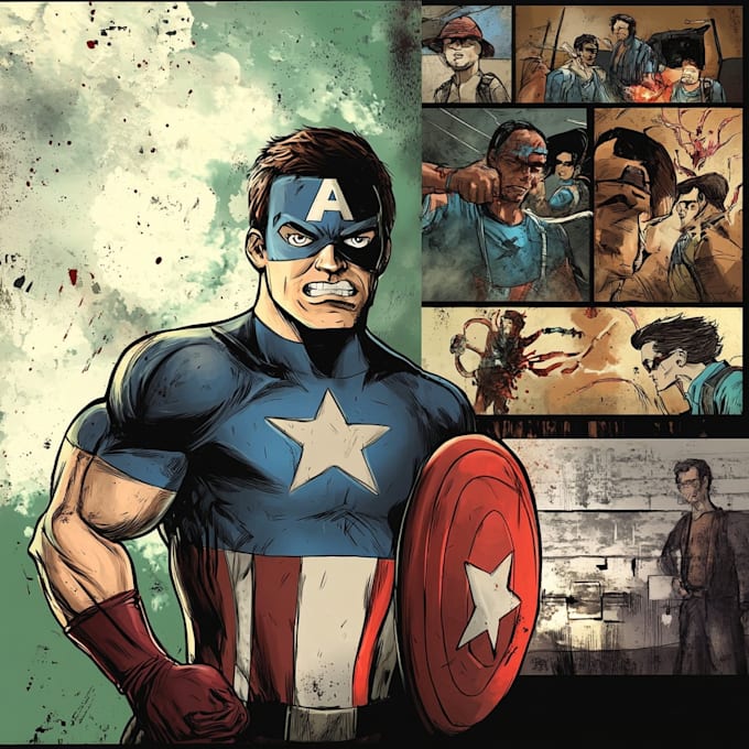 comic book cover art and manga for you