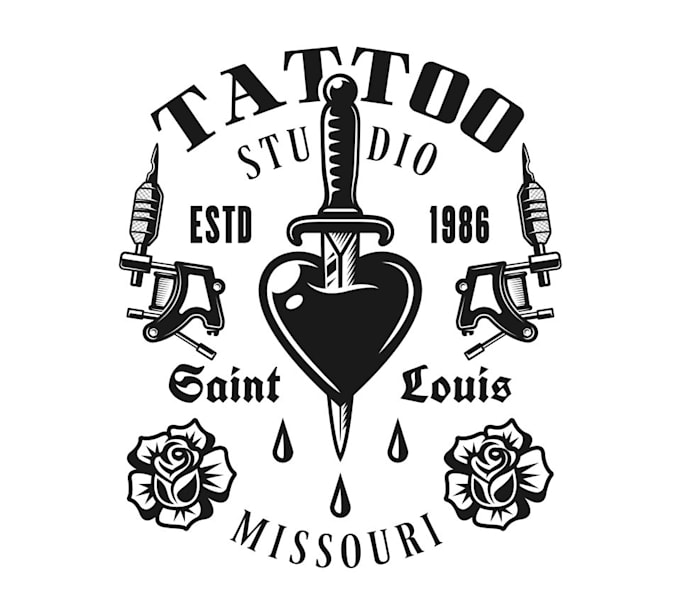 design a unique tattoo  logo with original concept