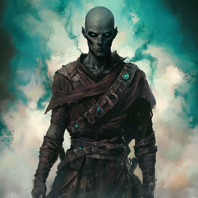 design fantasy horror and fantasy horror character