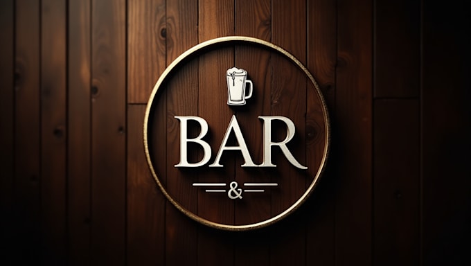 do creative bar mascot logo