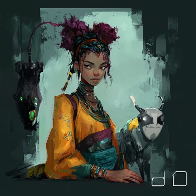 do characters, illustrations, conceptart