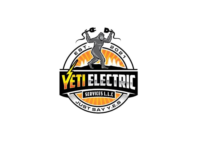 create graceful and fantastic electric logo design