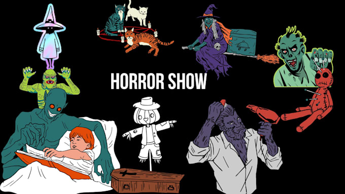 write engaging english horror or romantic stories