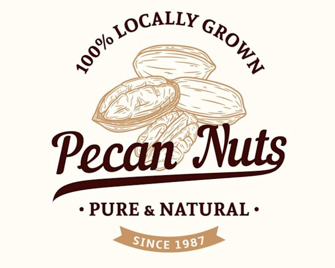 create high quality vintage peanut logo for your stall