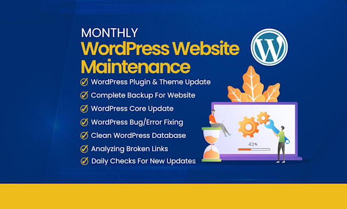 do monthly wordpress website maintenance