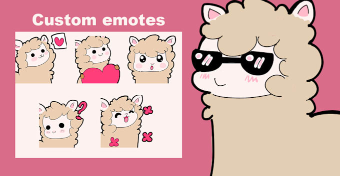 create cute chibi emotes for twitch, whatsapp, and telegram