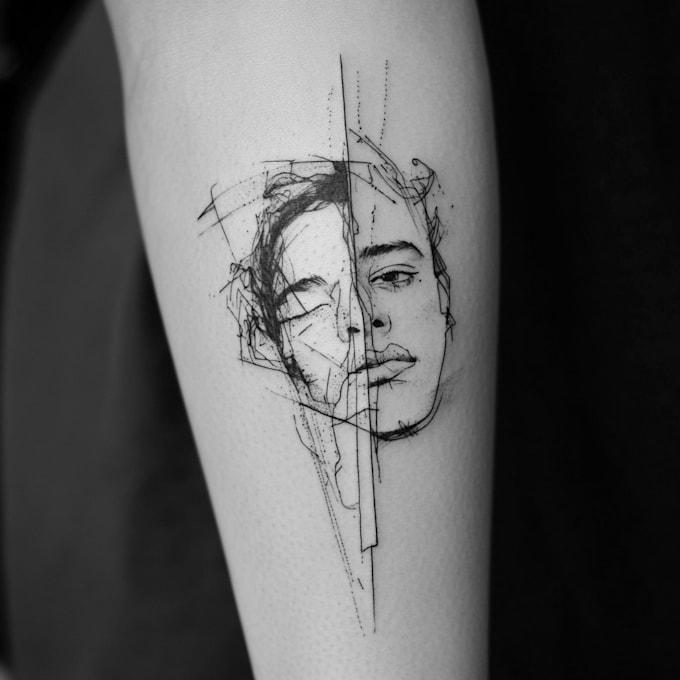 create illustration traditional tattoo