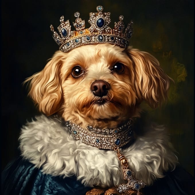 design custom pet portrait