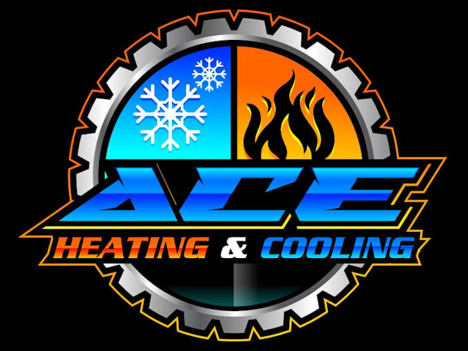 design creative beautiful hvac logo for your company
