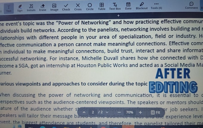 do editing, proofreading, rephrase your ai content