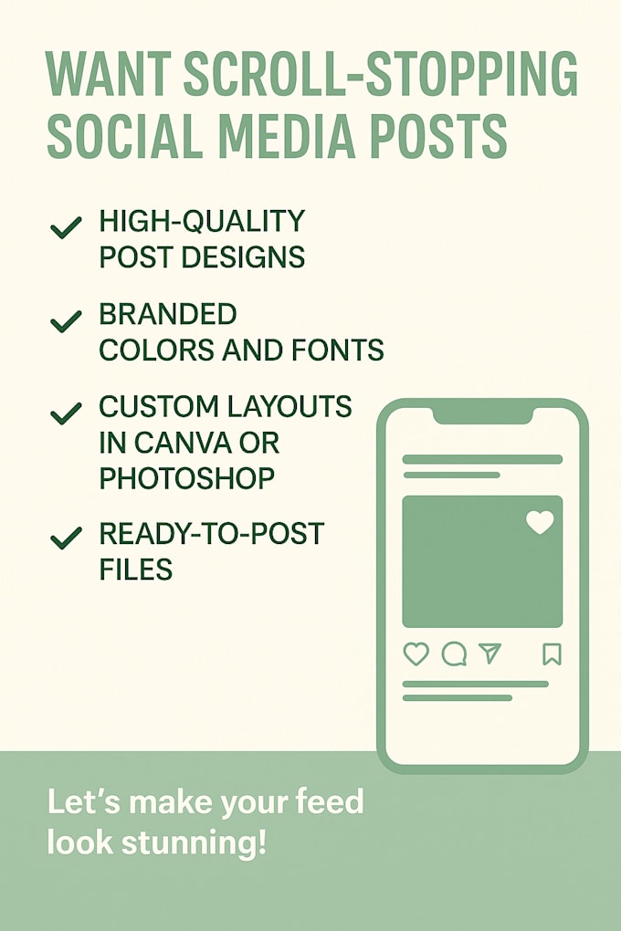 create instagram and facebook posts with engaging captions