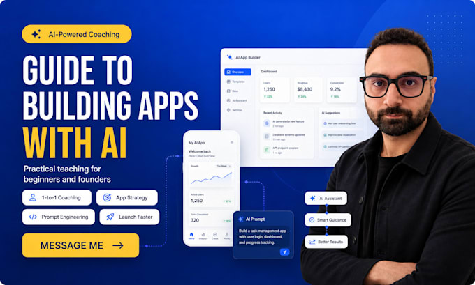 guide and teach you to build apps with ai