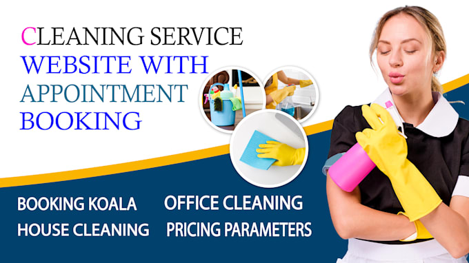 design a responsive cleaning service booking website with bookingkoala, launch27