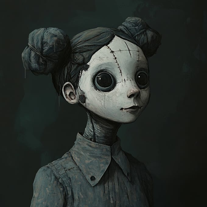 draw horror or fantasy monster or creature for you