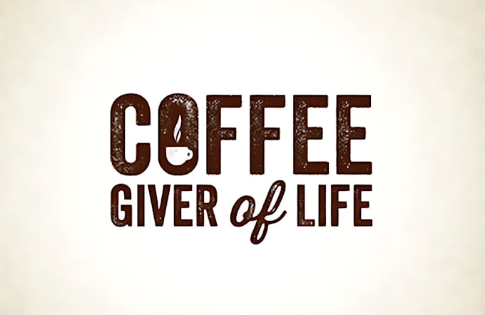 make an minimalist cafe and restaurant coffee logo design