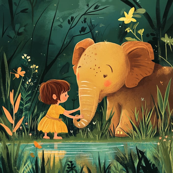 create children book illustrations, comic illustrations