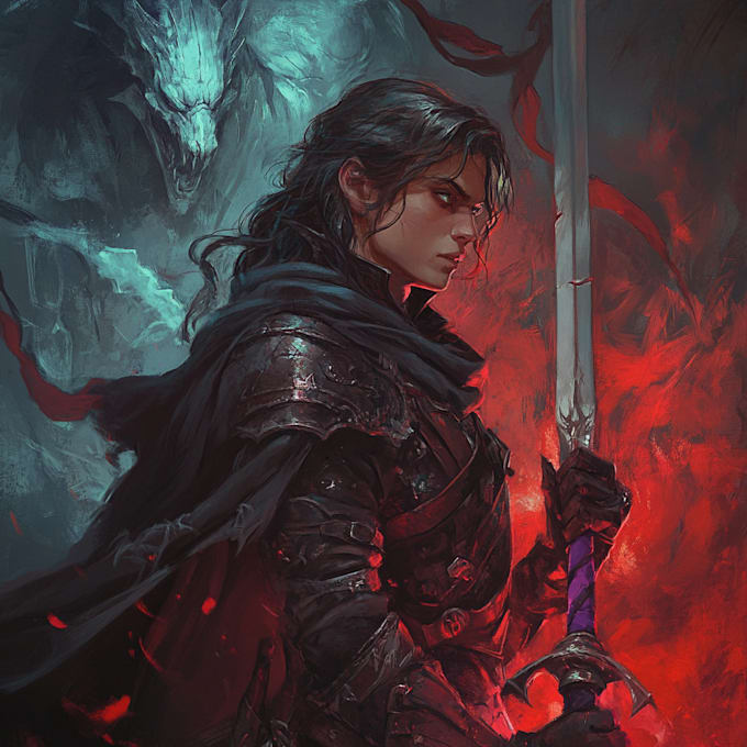 Draw your game art dnd character illustration by Latavia_poole | Fiverr